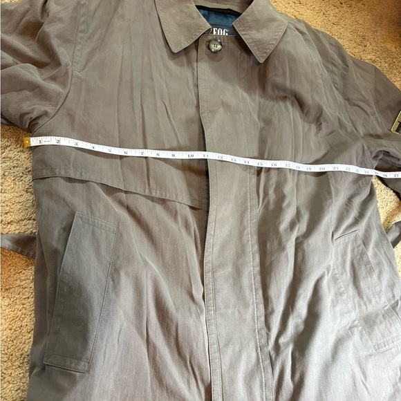 London Fog Charcoal Trench Coat - Picture 8 of 9